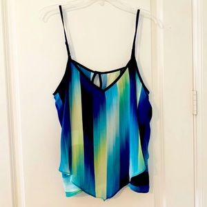 Trina Turk Ysabel tank top, size large, like new